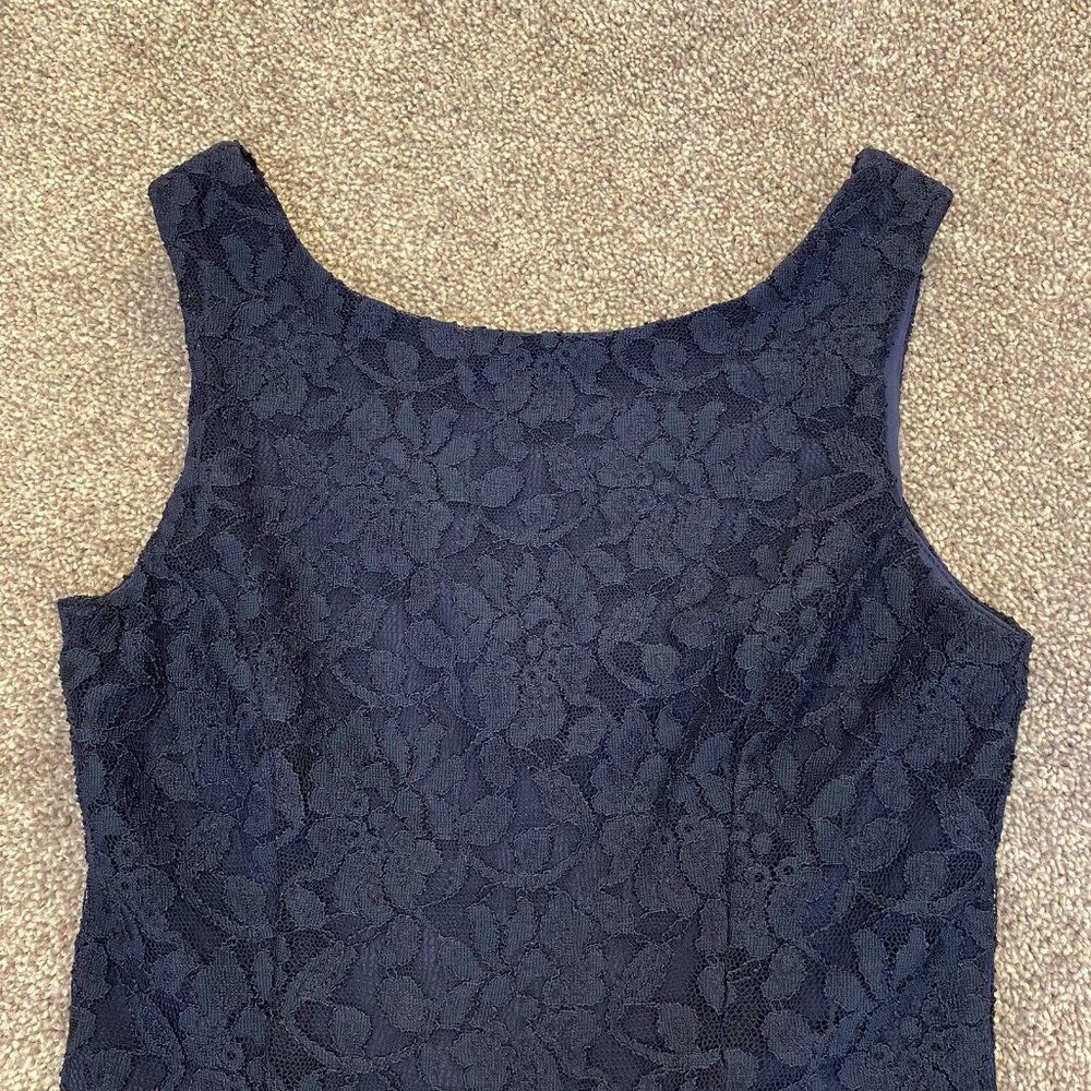 Speechless Womens Dress Size S Navy Floral Lined Sleeveless Back Zip Stretch NWT - Picture 3 of 12